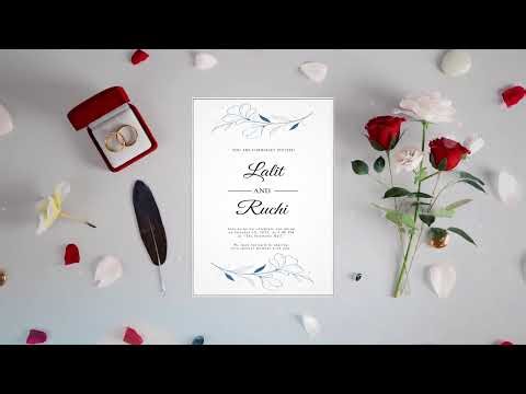 Ring Ceremony Invitation After Effects Template | Indian Engagement Video 2025