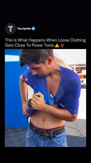 Thecliptide on Instagram: "A single moment of fabric entanglement can turn a routine task into a hazardous situation, turning your clothing into a dangerous liability ⚠️🛠️ Loose garments can get caught in rotating equipment faster than you can react, posing serious risks. Safety guidelines emphasize the importance of tight-fitting attire to prevent entanglements and provide crucial seconds in emergencies. This isn’t about caution; it’s about recognizing the risks of torque and motion. Media: @p