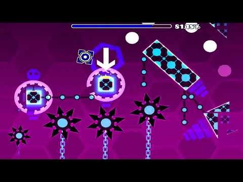 Geometry Dash - Level 16 Hexagon Force (All 3 Coins)
