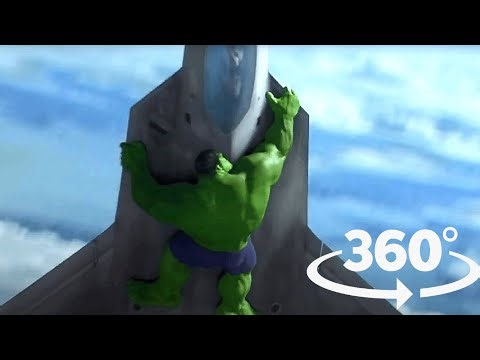 VR 360° Hulk VS Fighter jet - Hulk (2003)