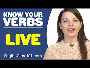 LIVE - Basic Verbs - Learn English Grammar