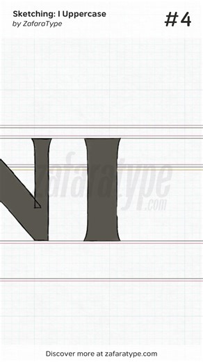 From Sketching to Digitizing: Designing the 'I' for Feldora Font #Shorts #Font #FontLab #Typography