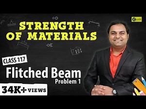 Flitched Beam - Problem 1 - Stresses in Beams - Strength of Materials