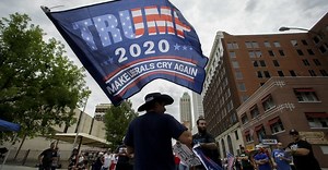 Trump Supporters Rally in Beverly Hills But When BLM Folks Show Up, It Gets Violent