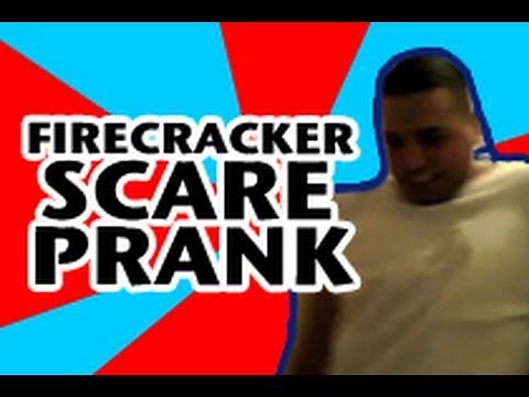 Firecracker Scare Prank