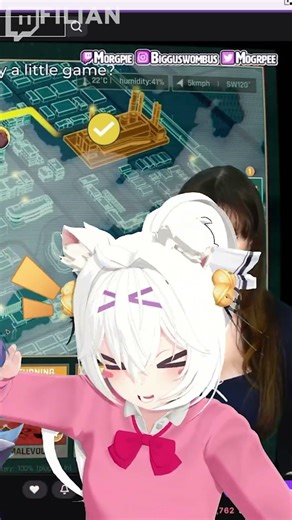 Cottontail x Filian Asking Morgpie for a huge favor! #filian #vtuber #envtuber #cottontail