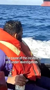 3.1K views | Video footage captured the scene of a tanker exploding off the coast of Malaysia. news.ae/3AO6ha0 | The National | Facebook