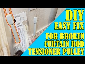 Curtain Rod Tension Pulley for Traverse Rods - EASY DIY Replacement