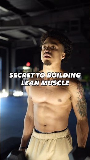 HOW TO BUILD LEAN MUSCLE #gym🏋🏽‍♂️