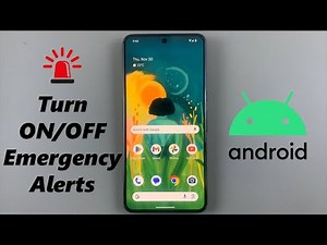 How To Turn ON /OFF Emergency Alerts On Android Phone