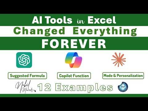 New AI Tools in Excel Changed Everything Forever-12 Examples