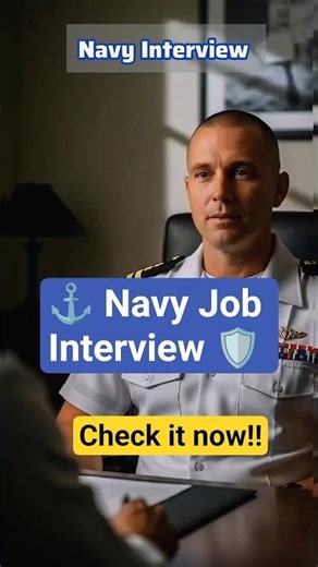 ⚓ Navy Job Interview Conversation in Simple English | English Speaking Practice | Mr English Guide