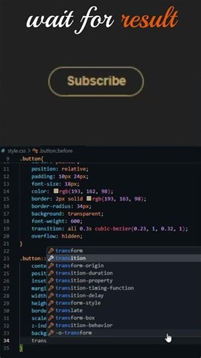 🟥⃢▸ Subscribe Button Animation #webdevelopment #html #css #shorts