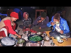 Traditional Nepali Feast: Dhido, Nettle (Sisno) And Tomato Picklए Delights