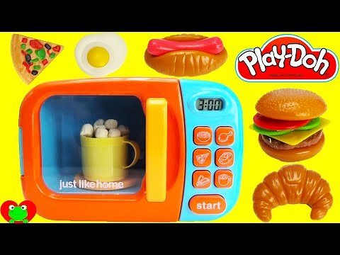 Just Like Home Realistic Working Microwave Playset
