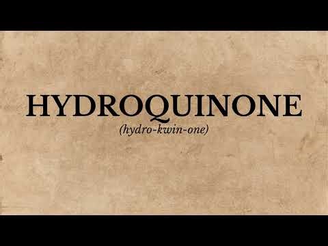 How to Pronounce Hydroquinone (Correctly)