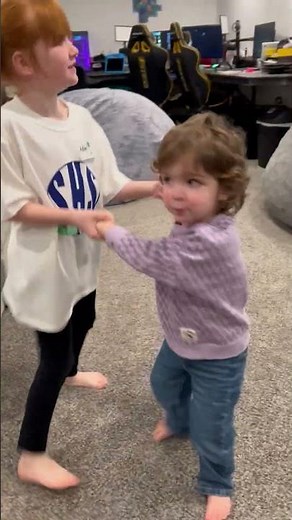 Adley & Navey DANCE PARTY!! ‪@AforAdley‬ 🕺 Adley teaches Navey how to BOOGiE!! #shorts