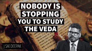 51K views · 3.6K reactions | Nobody is stopping to study the Vedas | J Sai Deepak #vedas #hinduism #hibdu | J Sai Deepak - Fan | Facebook