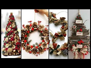🎄“DIY Christmas Pinecone Decor Ideas | Pinecones, Jute & Rustic Craft Inspiration🎄”