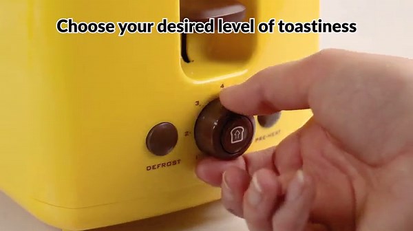 Nostalgia Deluxe Grilled Cheese Sandwich Toaster with Easy-Clean Toasting Baskets - Adjustable Toasting Dial and Extra Wide Slots - Yellow