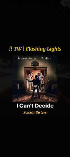 I Can't Decide | Scissor Sisters #lyrics #music #lyrics_songs #song #playlist #fyp