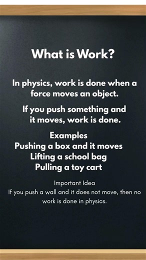What is Work? Physics Basics for Students