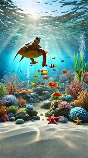 Ultra-Realistic Underwater Reef | Peaceful Ocean Life & Calm Ambient Sounds