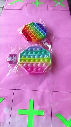 #SHORT | Tukeran Pop It Rainbow Sama Pop It Makaron | Trading fidget toys