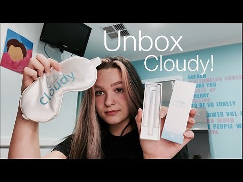 Cloudy unboxing and review || fall asleep fast! :)