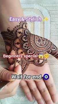 Easy😱Front Hand Mehndi Design 2026 | Stylish Arabic Mehndi | Simple & Beautiful Mehndi for Beginners