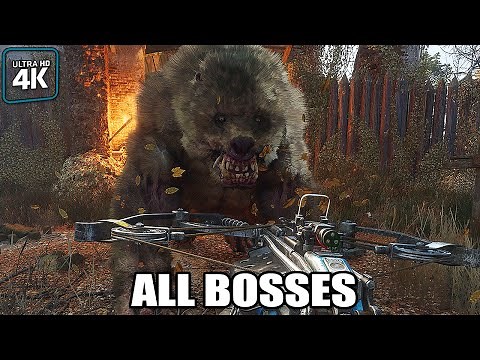 Metro Exodus - All Bosses (With Cutscenes) UHD 4K 60FPS PC