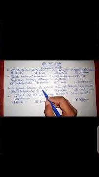 MDCAT solved mcqs | Mdcat 2026 #solvedmcqs #mdcat2026 #viral