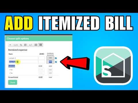 How To Add An Itemized Bill In Splitwise (2026) (Quick And Easy Guide)