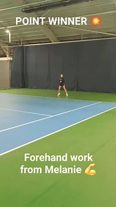 2.3K views · 18 reactions | Live rally practice for Melanie, age 13. Working the forehand well and punishing the short ball. Good combination of shots and a controlled finish  #girlstennis #womenstennis #tenniswinner #tennisforehand #tennisdevelopment | Tennis | Facebook