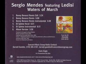 Sergio Mendes feat. Ledisi - Waters of March
