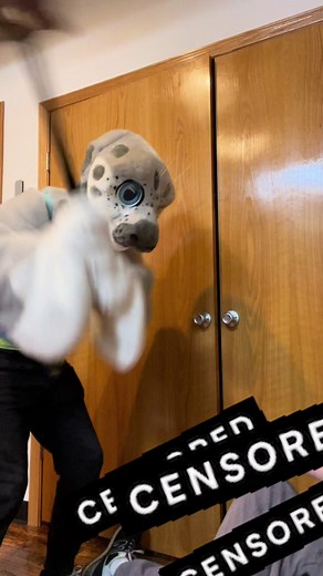 “The door is protected by a powerful seal” #lemonbrat #lemonbratfursuit #lemonbrststudios #fursuit #premade #furryfandom #furries #furry