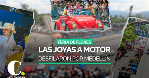 Así se vivió el desfile de Autos Clásicos y Antiguos en la Feria de las Flores