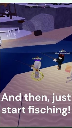 How to get TROPICAL BAIT CRATES ALWAYS in Roblox Fisch second sea.. #roblox #robloxfisch