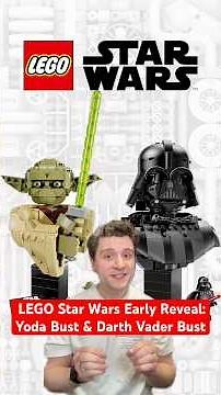 LEGO Star Wars Early Reveal: Yoda Bust & Darth Vader Bust!