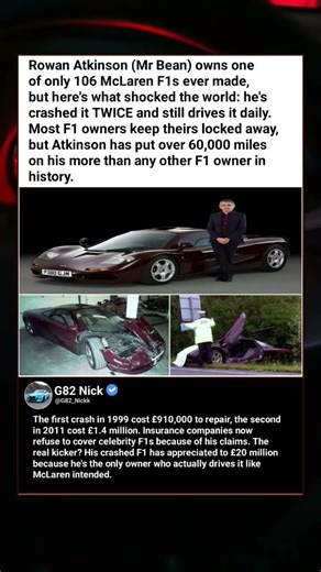 The McLaren F1 Mr. Bean Crashed Twice... and Still Drives