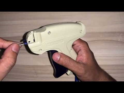 How to use a Tag Gun and Tag Pins - Arrow Brand || Tagging Gun for Clothing - This Label Tagging gun