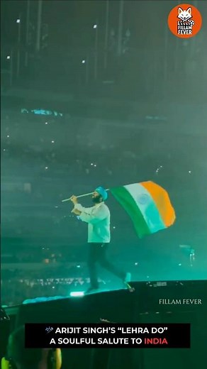 Arijit Singh sings Lehra Do holding the Indian Flag 🇮🇳 | UK Concert 2025 | Goosebumps Moment 🔥#arjit