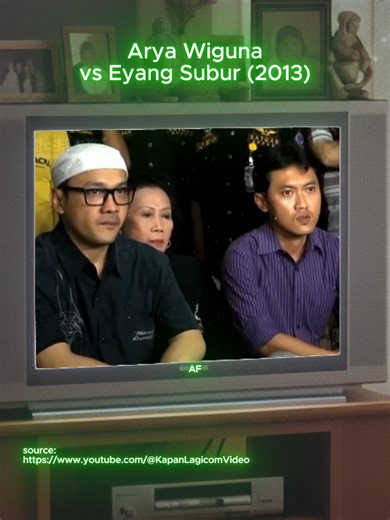 Konferensi Pers Arya Wiguna Melawan Eyang Subur