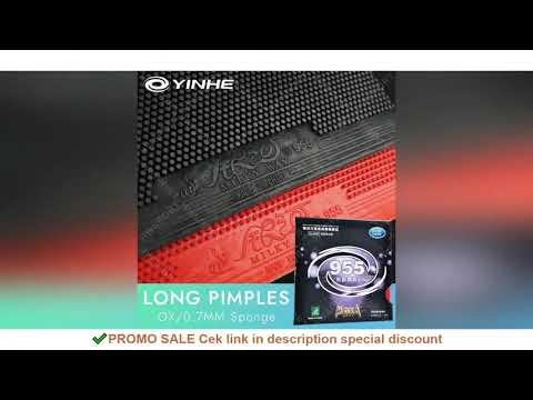 YINHE 955 Table Tennis Rubber Long Pimples Anti-spin Ping Pong Rubber Sheet 955 OX/0.7mm Sponge