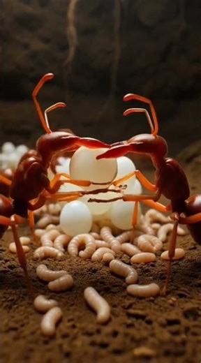 Ant POV: Hidden Underground Ant City Discovery #shorts #trending #ai #shortvideo #experiment #camera