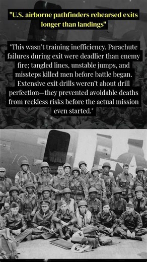 Why Did Airborne Pathfinders Practice Jumping More Than Landing?