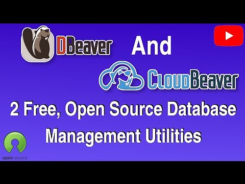 dBeaver and CloudBeaver, 2 free, open source, self hosted database management tools for multiple dbs