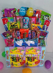 Large Personalized Easter Candy Bouquet, Easter Goodies and Candy Gift, Kids Teens Adults Easter Gift - Etsy