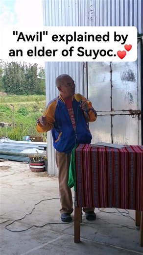 "Awil" is an Indigenous Practice of IPs. Listen to the explanation of elder Lardo S. Camolo Lardo Sugot Camolo at Lap angan ES during the launching of their AWIL Banner Project. It is a practice worth preserving in this modern times. So finish the video to the end to learn especially the young generation.😍 #randomvideo #mankayan #indigenouspeople | Clariza Kila-an Tad-o