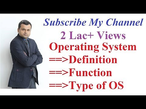 Operating System: Definition, Objective , Function and Types